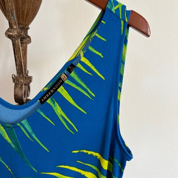 AmberNoon II by Dr. Erum Ilyas Size S Sleeveless UPF 50 Cropped Painted Jumpsuit - Picture 8 of 15